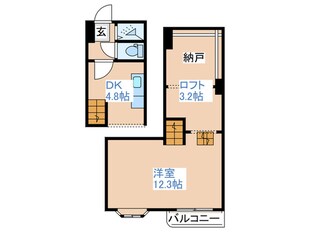 ジュイエ学園前の物件間取画像